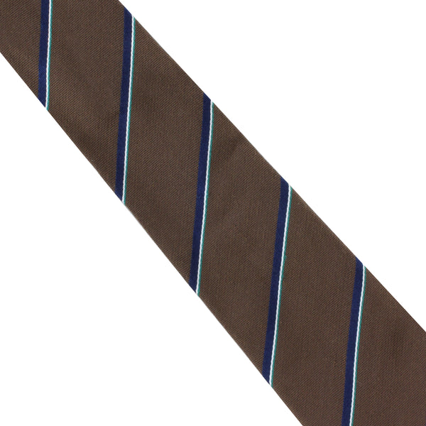 Dunhill silk regimental stripe tie