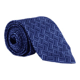 Dunhill silk tie featuring an abstract longtail print inspired by the exaggerated typography of the iconic dunhill logo.