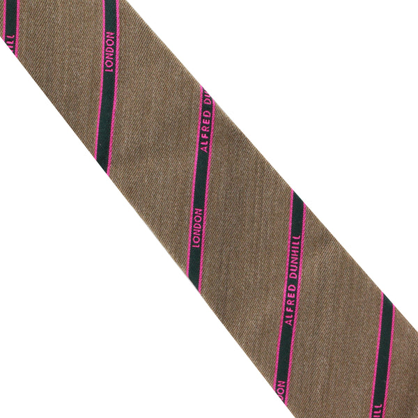 Dunhill selvedge repeat tie in a luxurious wool fabric