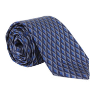 Dunhill woven silk tie in an Engine Turn pattern