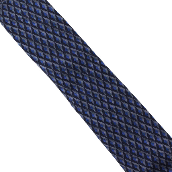 Dunhill woven mulberry silk tie in an Engine Turn pattern