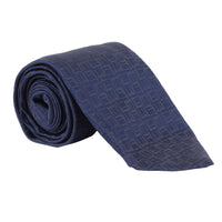 Dunhill silk tie in a geometric longtail pattern