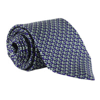 Dunhill luxurious mulberry&nbsp;silk tie in a&nbsp;t-bar zip pattern