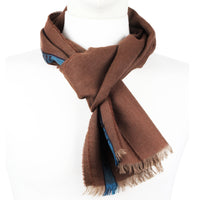 Dunhill pure cashmere woven scarf