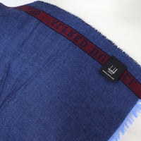 Dunhill pure cashmere woven scarf in a subtle herringbone pattern