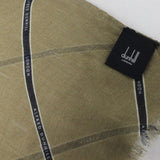 Dunhill&nbsp;fine silk and wool blend&nbsp;selvedge patterned tubular scarf