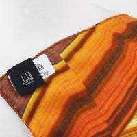 Dunhill square scarf in an abstract rollagas lighters pattern