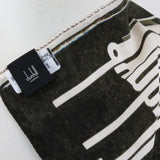 Dunhill square scarf in an abstract longtail and store pattern