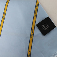 Dunhill silk satin selvedge patterned tubular scarf
