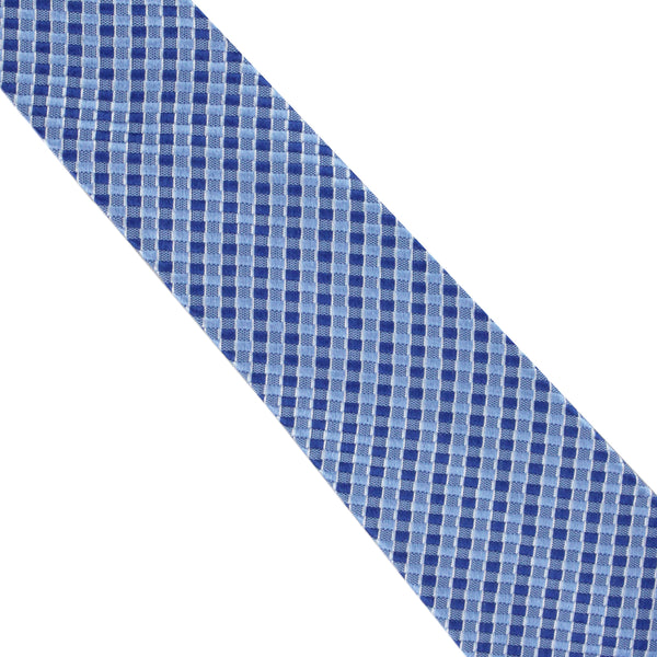 Dunhill woven silk tie in a carbon fibre pattern