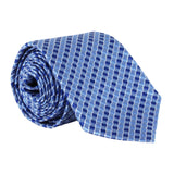 Dunhill woven silk tie in a carbon fibre pattern