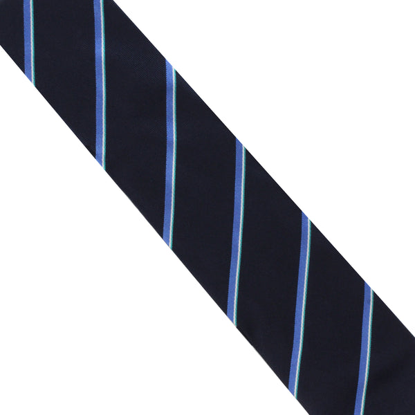 Dunhill luxurious mulberry silk tie in a striped pattern