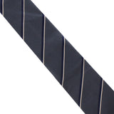 Dunhill luxurious twill silk tie in a striped pattern