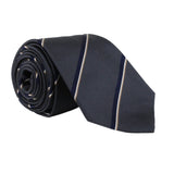 Dunhill luxurious twill silk tie in a striped pattern