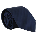 Dunhill silk tie in a monochrome scaled pinstripe pattern