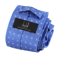 Dunhill mulberry silk tie in a woven neats pattern