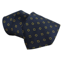 Dunhill luxurious mulberry silk tie in a gasket pattern