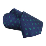 Dunhill luxurious mulberry silk tie in a gasket pattern