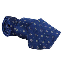 Dunhill luxurious woven silk tie in a neats pattern