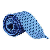 Dunhill luxurious mulberry silk tie in an attache lock repeat pattern