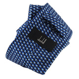 Dunhill luxurious mulberry silk tie in a deco pattern