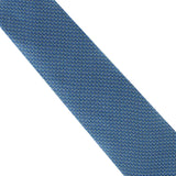 Dunhill luxurious mulberry silk tie in a hexbolt pattern