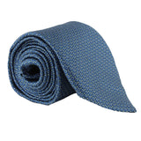 Dunhill luxurious mulberry silk tie in a hexbolt pattern