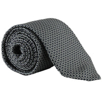 Dunhill luxurious mulberry silk tie in a hexbolt pattern