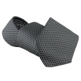 Dunhill luxurious mulberry silk tie in a hexbolt pattern