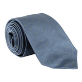 Dunhill woven twill tie in a fine polka dot pattern