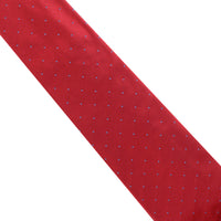 Dunhill woven twill tie in a fine polka dot pattern