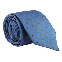 Dunhill luxurious mulberry silk tie in a woven neats pattern