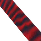 Dunhill luxurious mulberry silk tie in a raceclip pattern