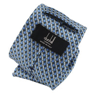 Dunhill luxurious mulberry silk tie in a raceclip pattern