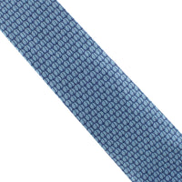 Dunhill luxurious mulberry silk tie in a repeat d logo print