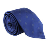 Dunhill silk tie in a repeat monogram pattern