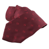 Dunhill silk tie in a repeat monogram pattern
