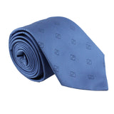 Dunhill silk tie in a repeat monogram pattern