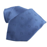 Dunhill silk tie in a repeat monogram pattern