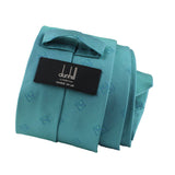 Dunhill silk tie in a repeat monogram pattern