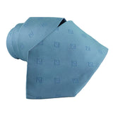 Dunhill silk tie in a repeat monogram pattern
