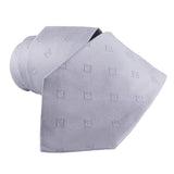 Dunhill silk tie in a repeat monogram pattern