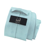 Dunhill silk tie in a repeat monogram pattern
