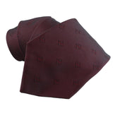 Dunhill silk tie in a repeat monogram pattern