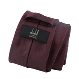 Dunhill silk tie in a repeat monogram pattern
