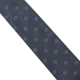 Dunhill silk tie in a repeat monogram pattern