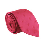 Dunhill silk tie in a repeat monogram pattern