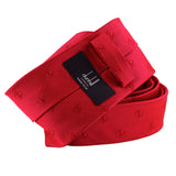 Dunhill silk tie in a repeat monogram pattern