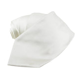 Dunhill mulberry silk satin tie in an ivory white tone