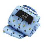 Dunhill mulberry silk cog pattern tie